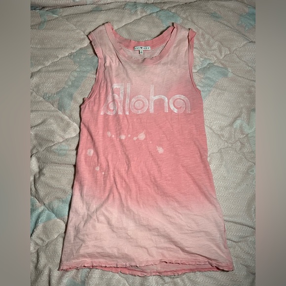 Distressed Aloha Tank - Picture 2 of 3